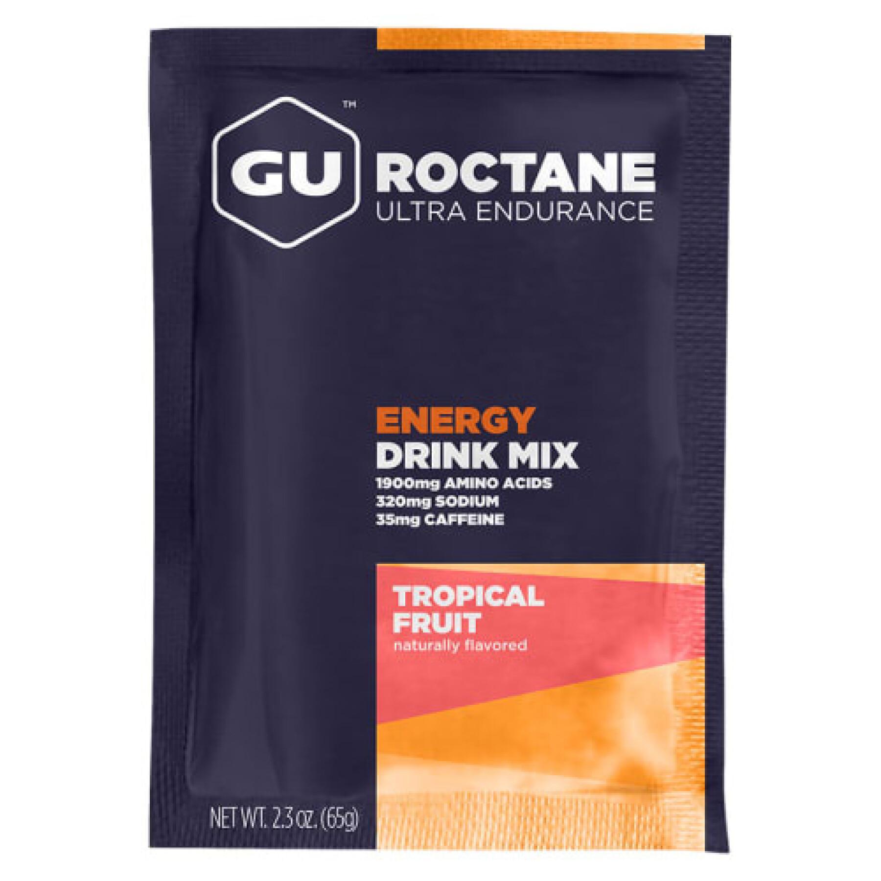 Trinken Sie Gu Energy Roctane fruits tropicaux (x10)