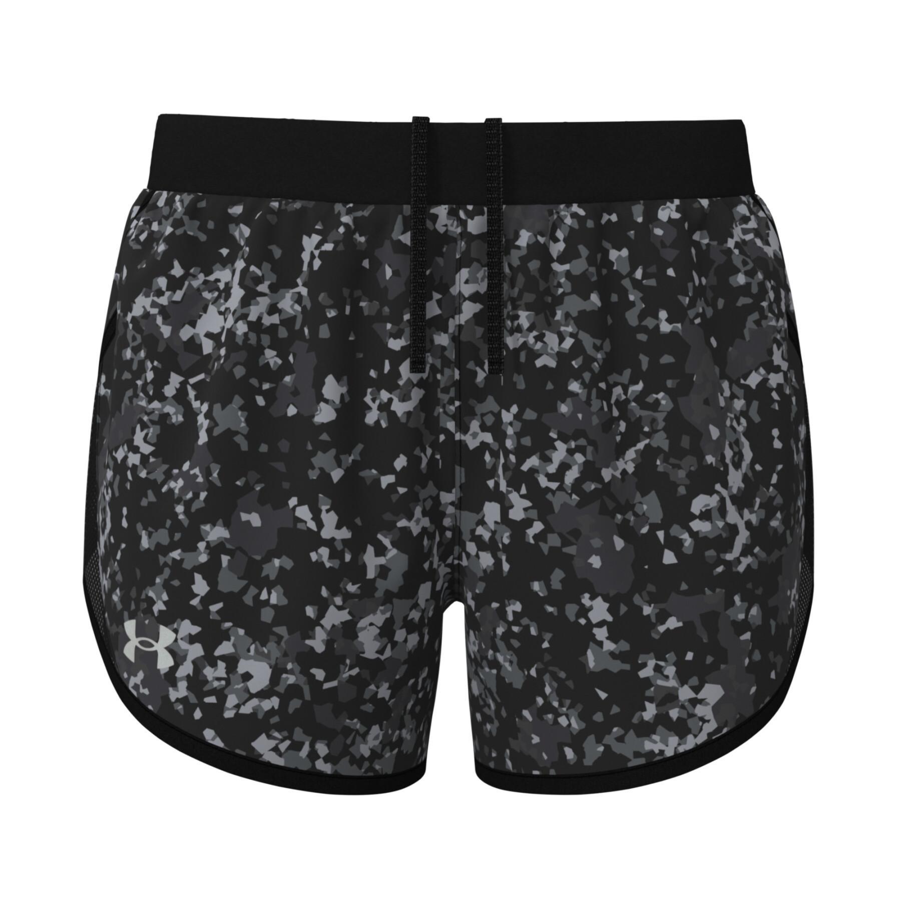 Bedruckte Shorts für Frauen Under Armour Fly-By 2.0
