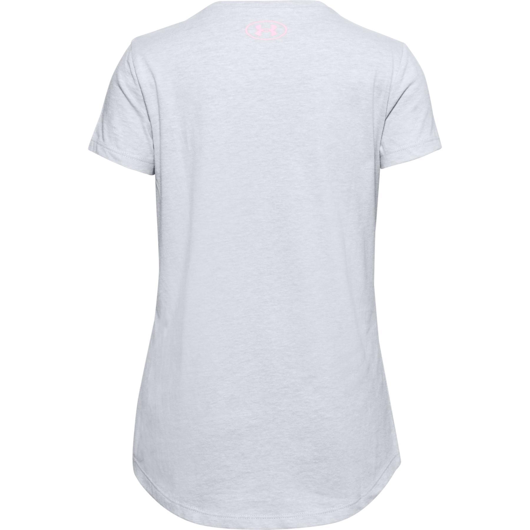 Mädchen-T-Shirt Under Armour à col ras du cou et manches courtes