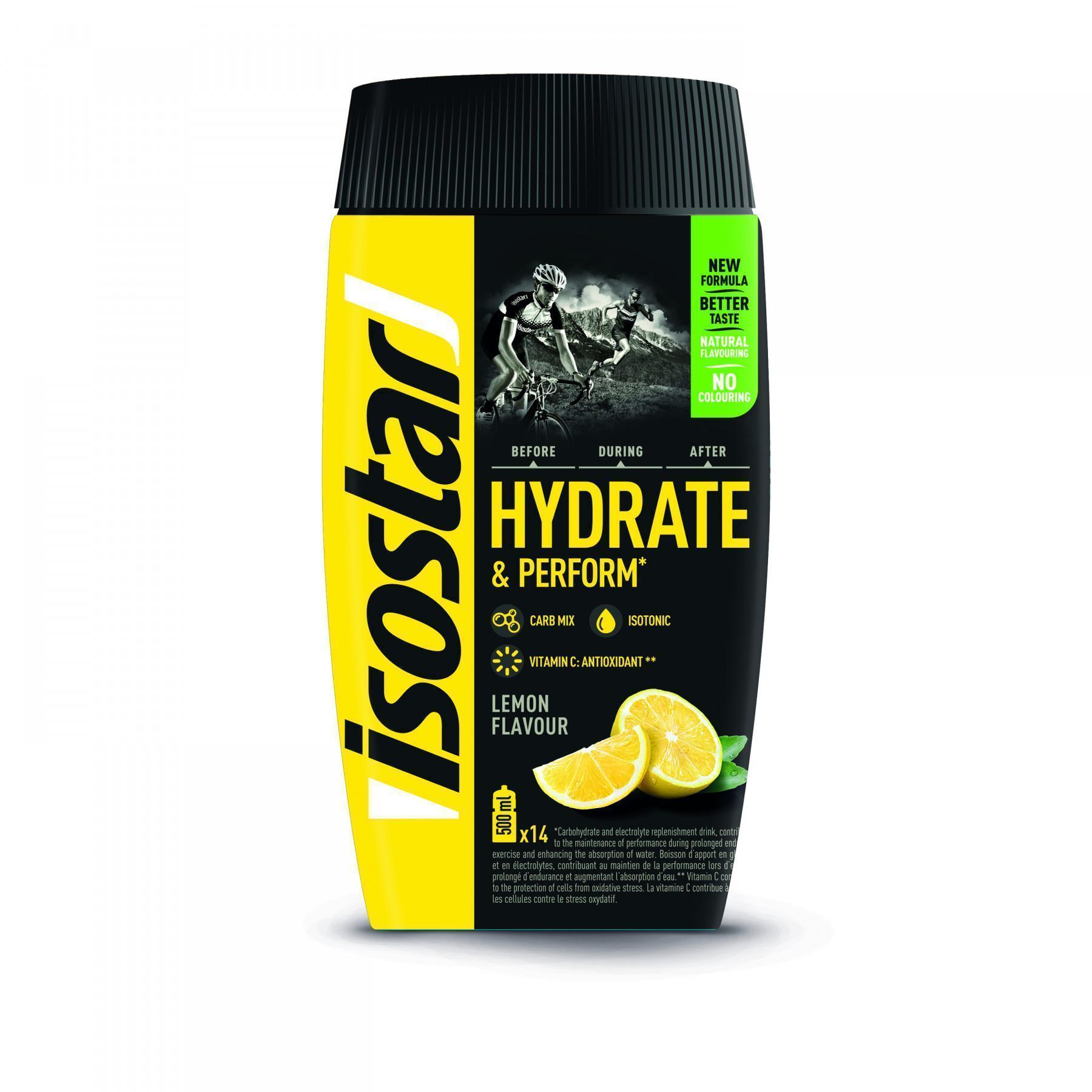 Pulver Isostar Hydrate & Perform citron (6 boîtes)