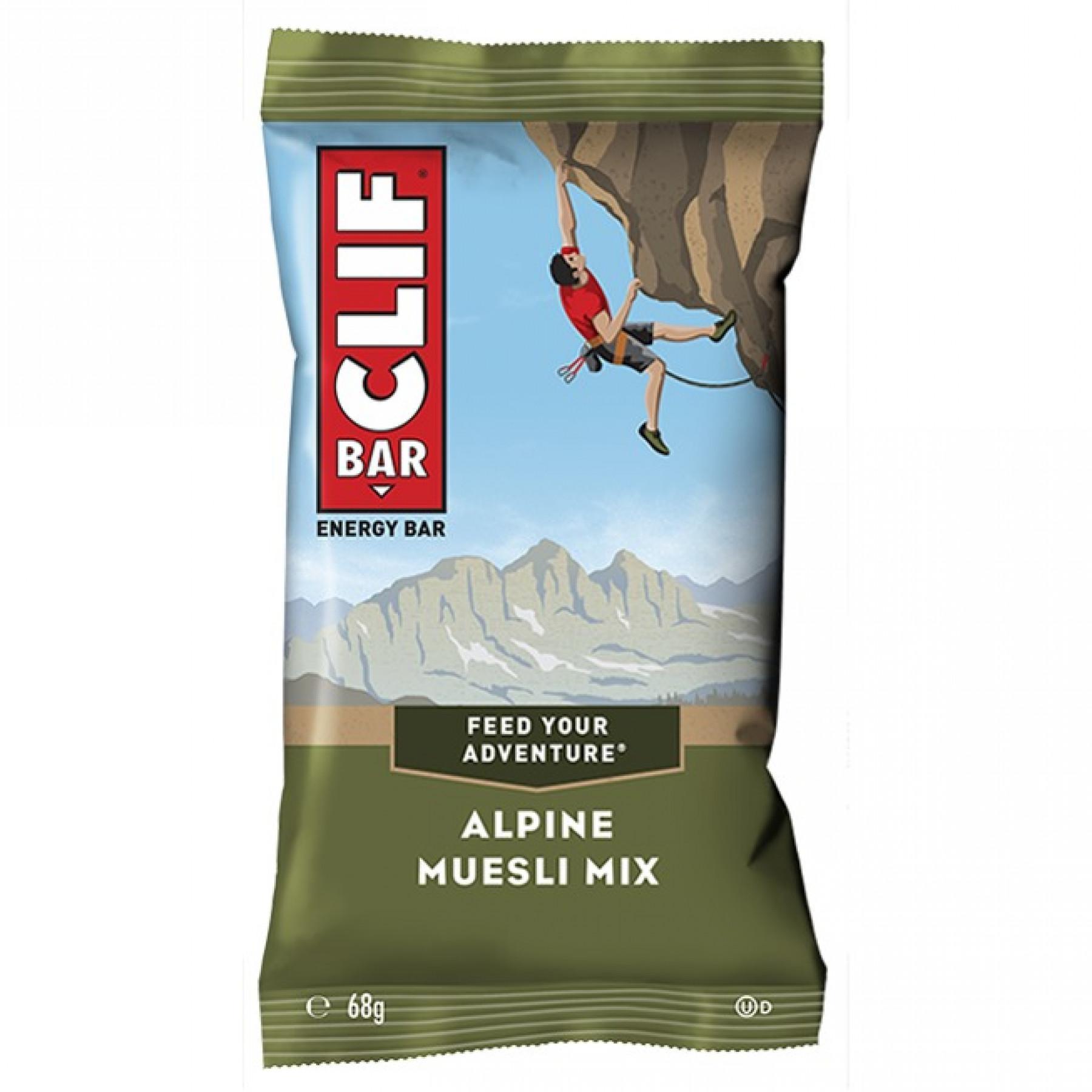 Eiweißriegel Clif Bar Alpine muesli mix (x12)