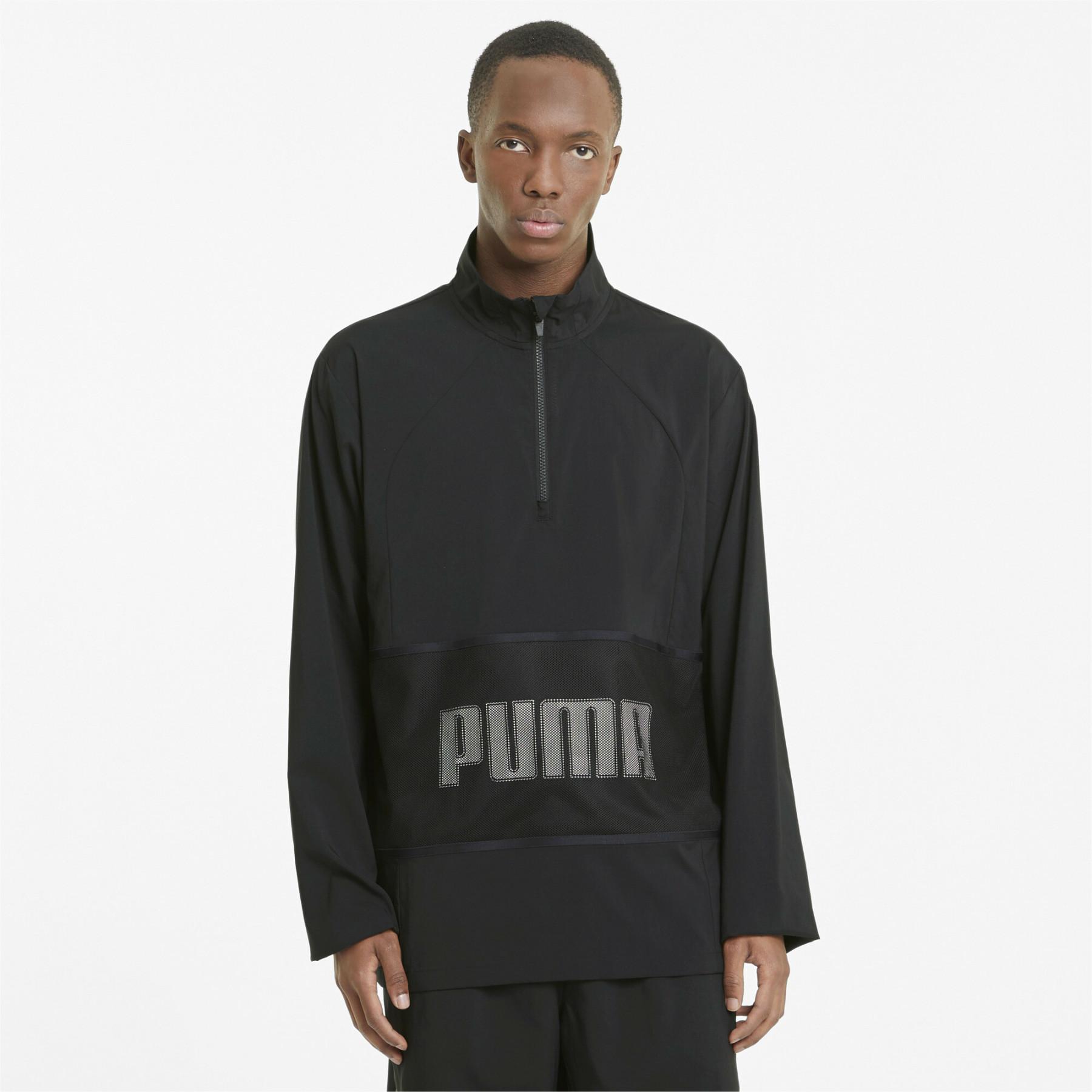Jacke mit halbem Reißverschluss Puma Train Graphic Woven