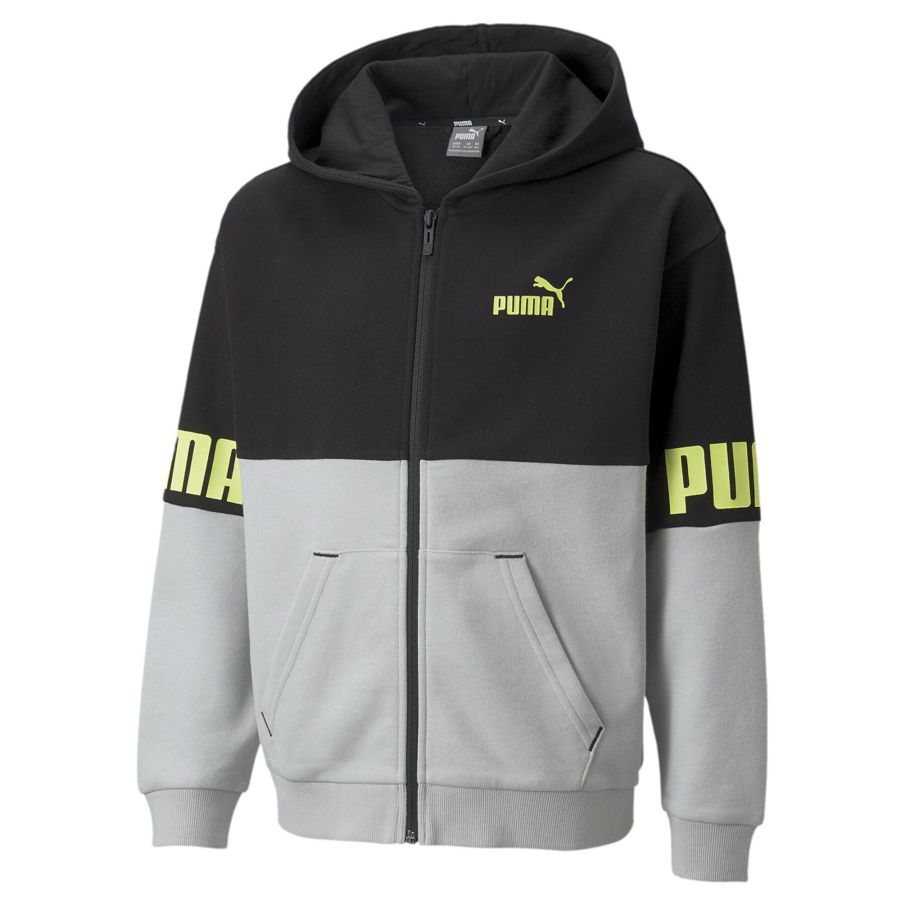 Sweatshirt Kind Puma Power Full-Zip
