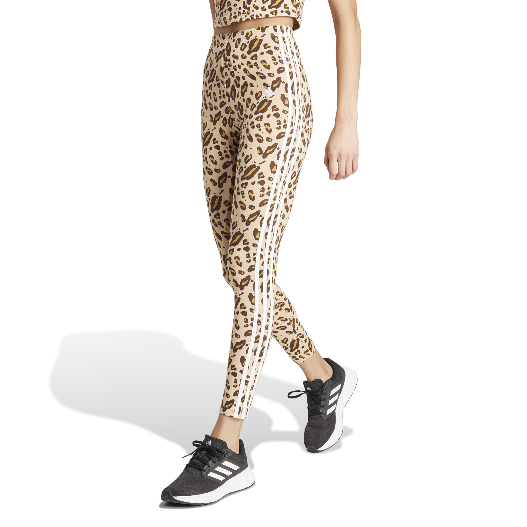 Leggings mit 3 Streifen und Animal-Print, Damen adidas Essentials