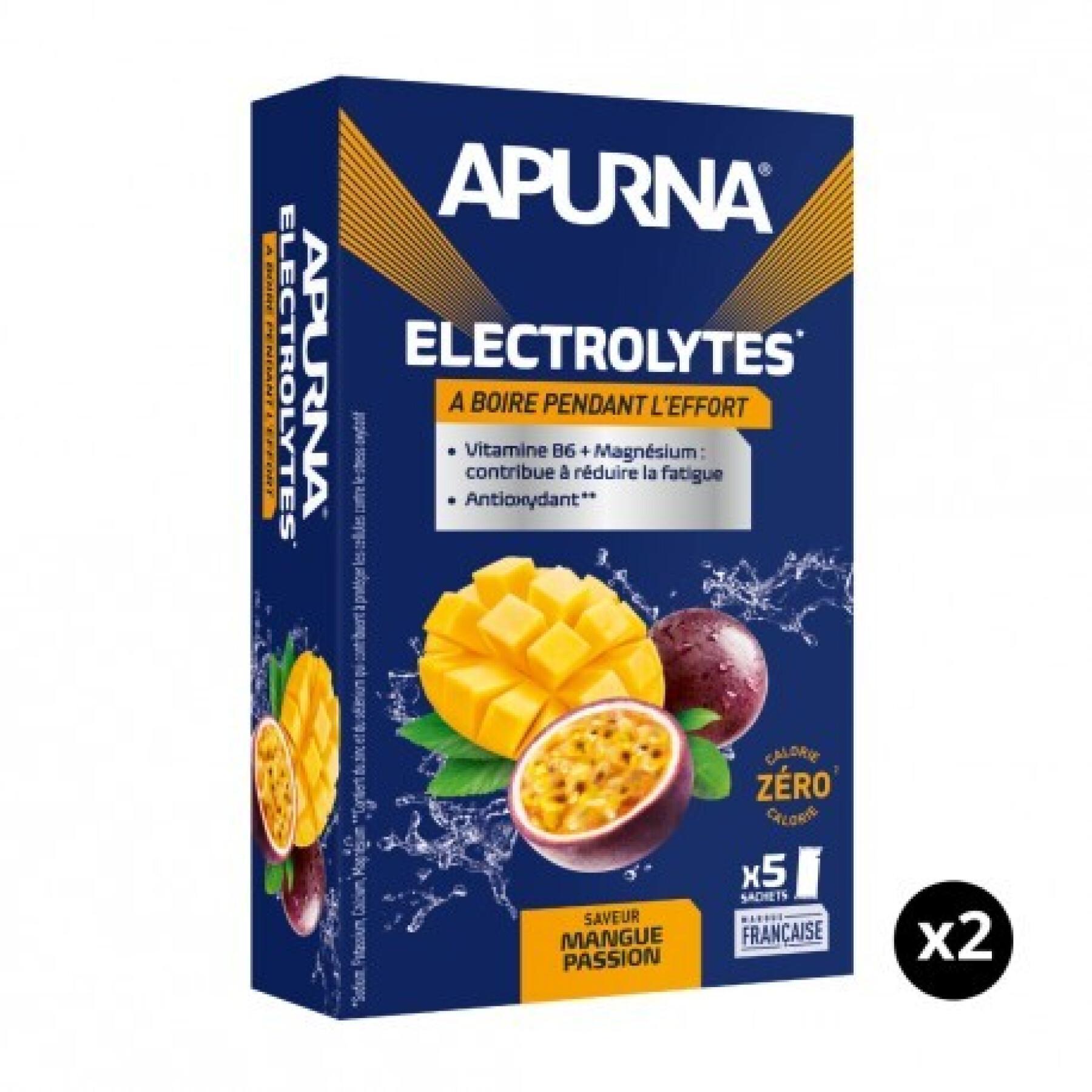 2er-Set Elektrolyte Mango-Passionsfrucht Apurna