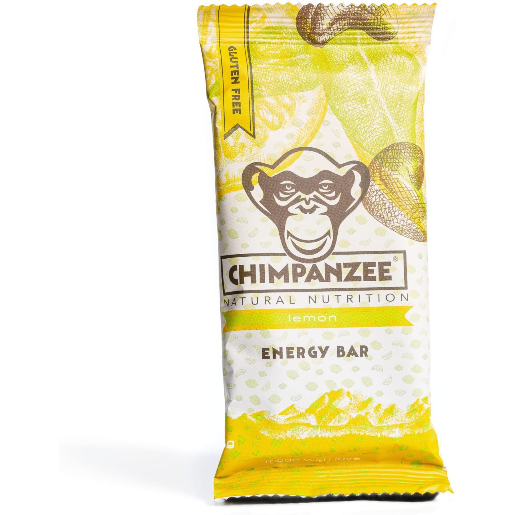 Energieriegel Chimpanzee vegan (x20) : citron 55g 