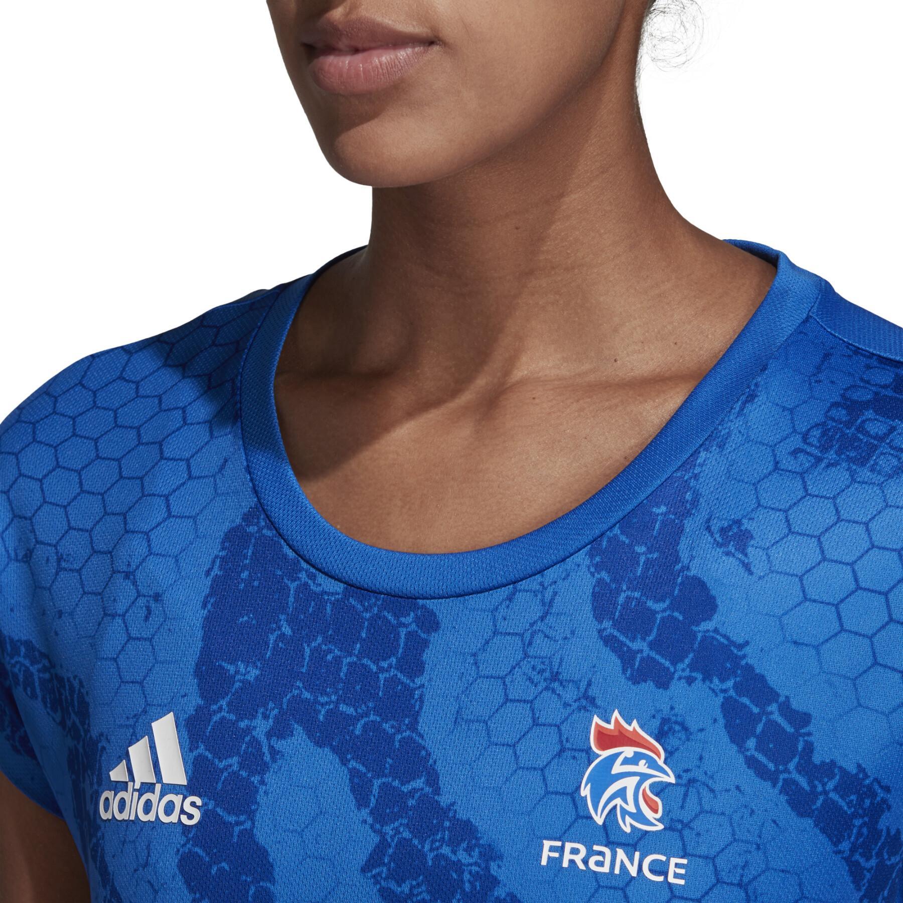 Damen-Trainingstrikot Adidas Equipe de France Handball 