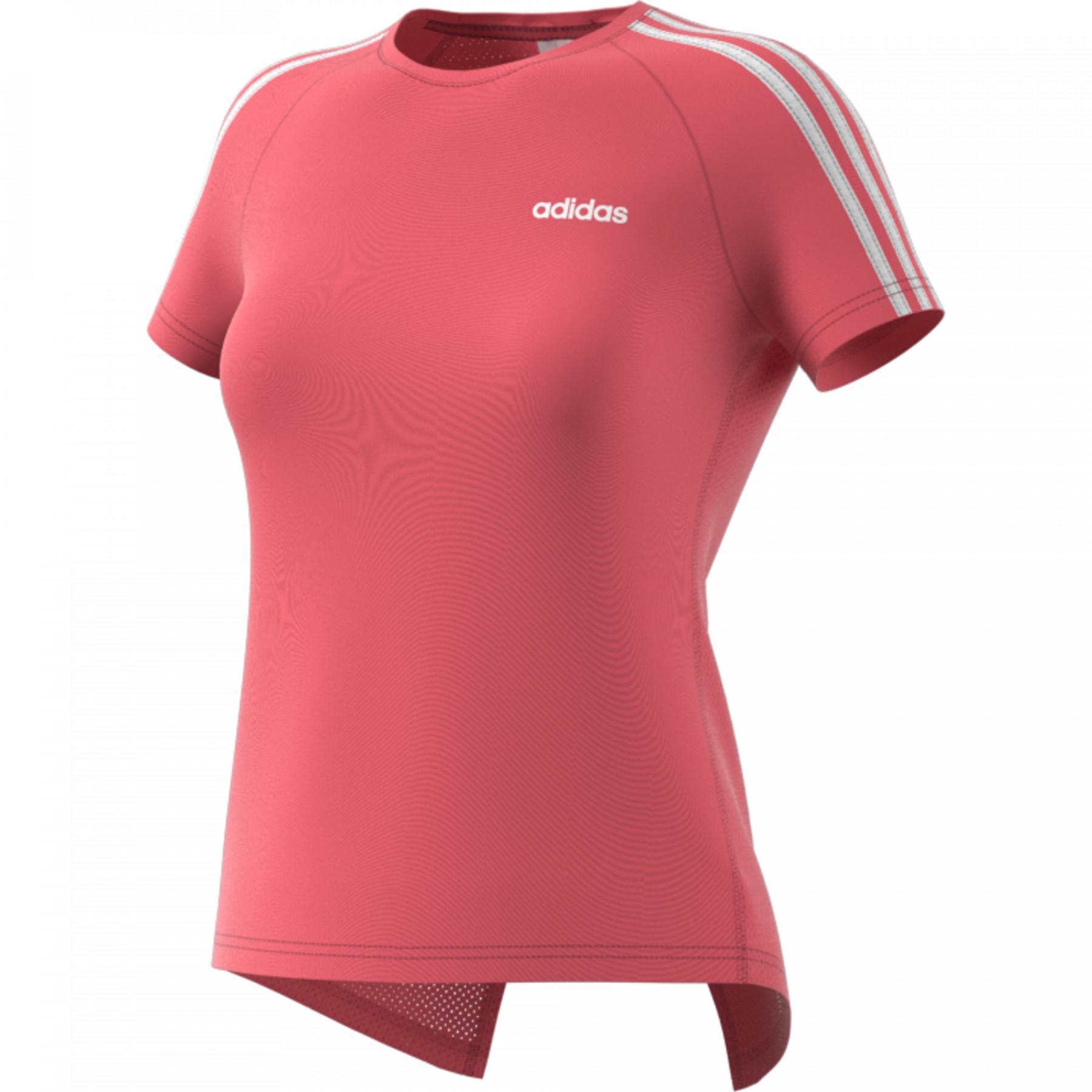 Frauen-T-Shirt adidas Design 2 Move 3-Stripes