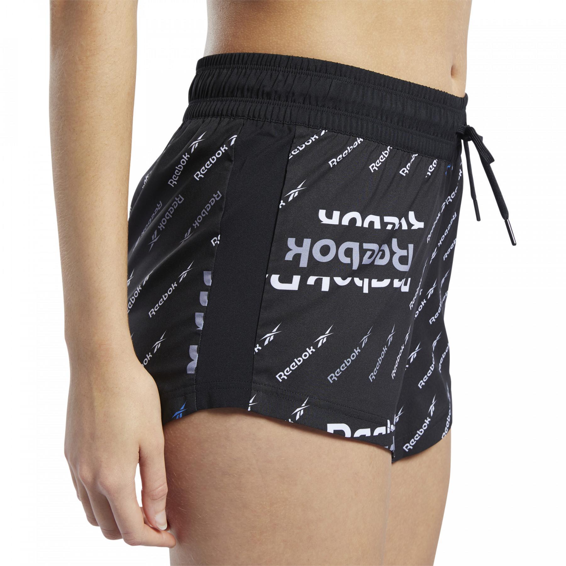 Damen-Shorts Reebok Workout Ready Printed