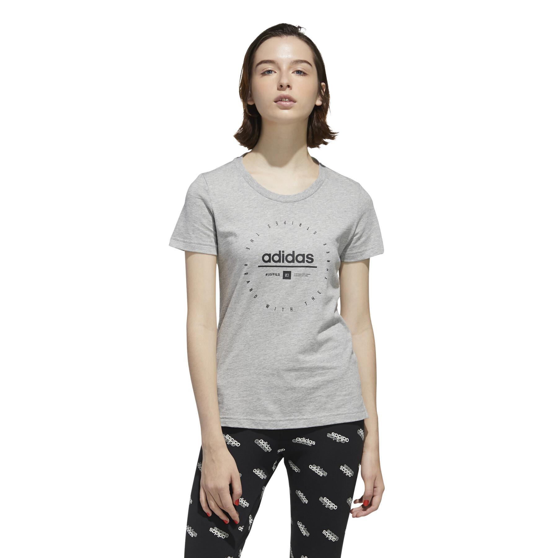 T-Shirt Frau adidas Circular Graphics