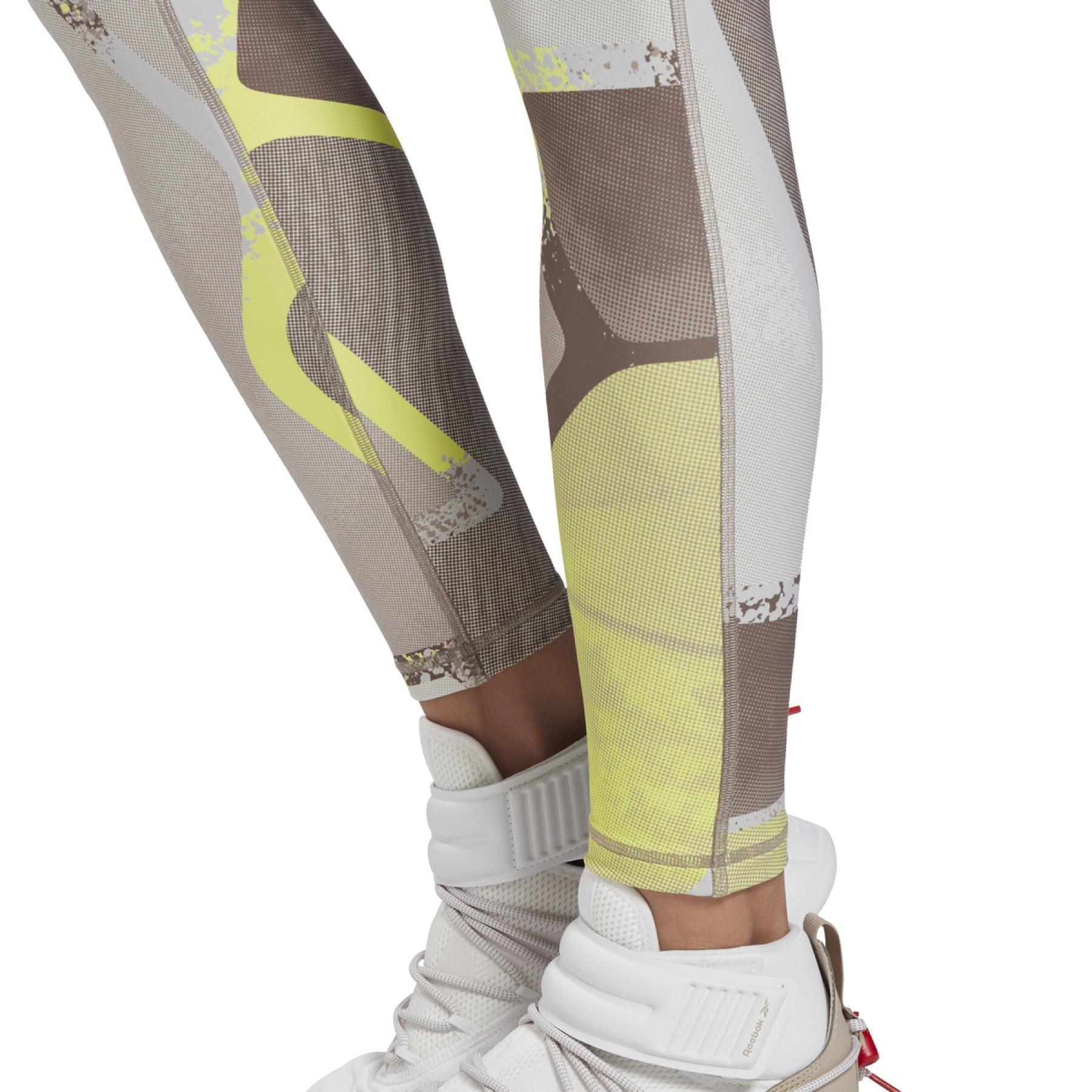 Damen-Leggings mit hoher Taille Reebok Lux Bold