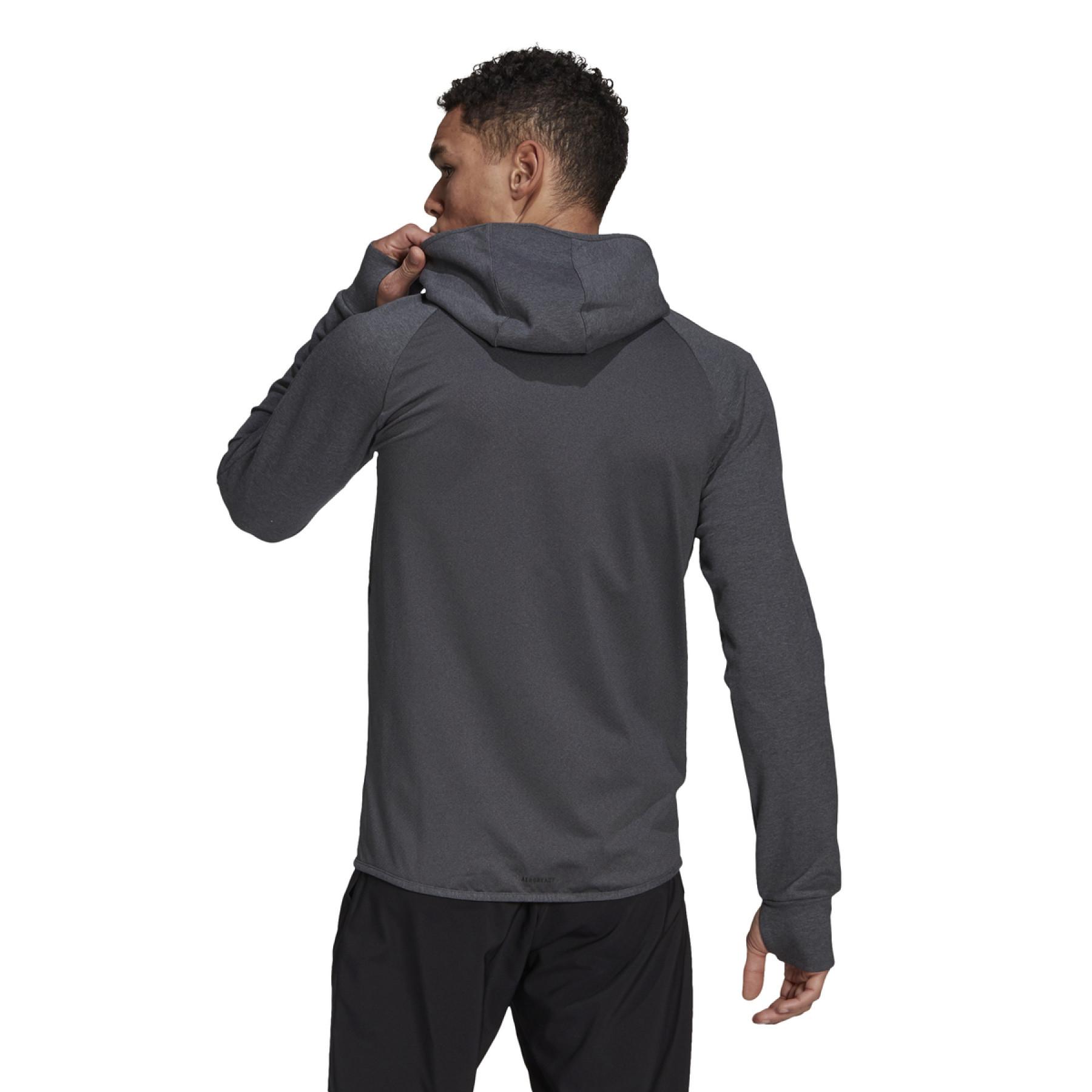 Sweatshirt mit Kapuze adidas Designed To Move Motion Full-Zip Aeroready