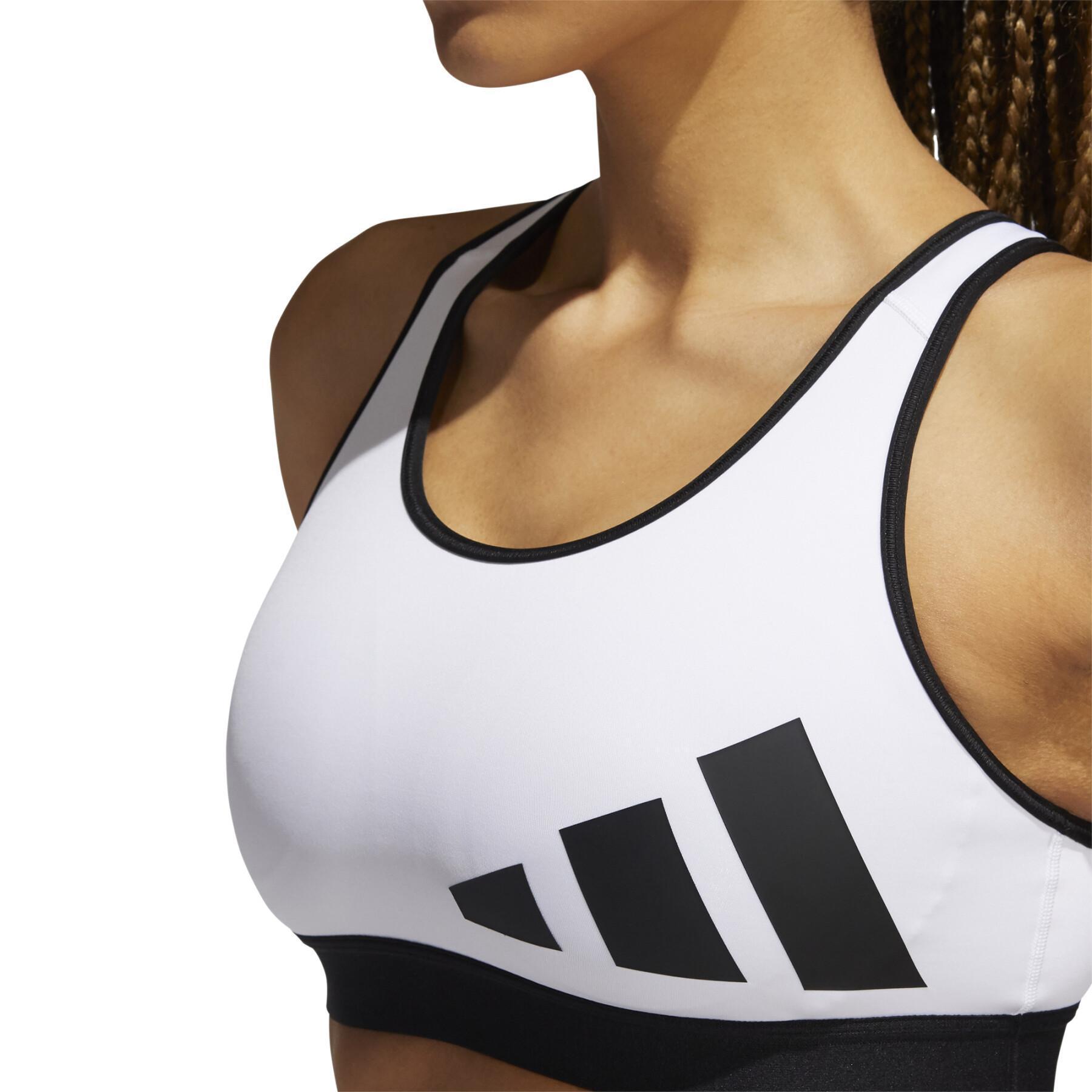 Damen-BH adidas Believe This Medium-Support Workout Logo