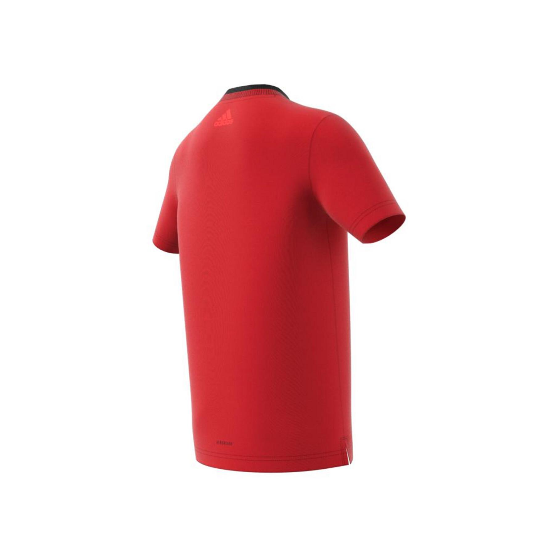 Kinder-T-Shirt adidas AEROREADY X Football-Inspired