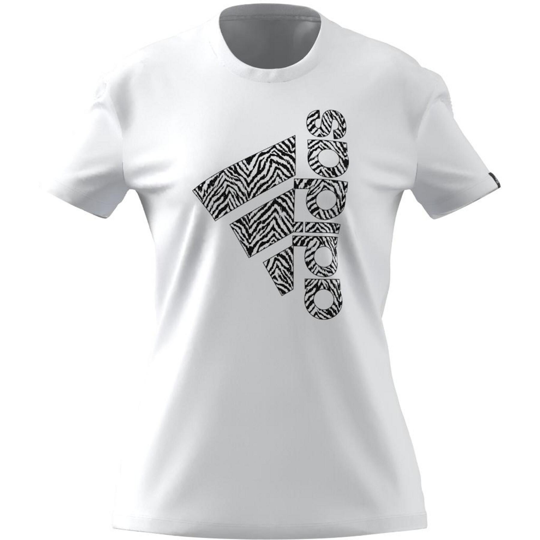 Frauen-T-Shirt adidas Zebra Logo Graphic