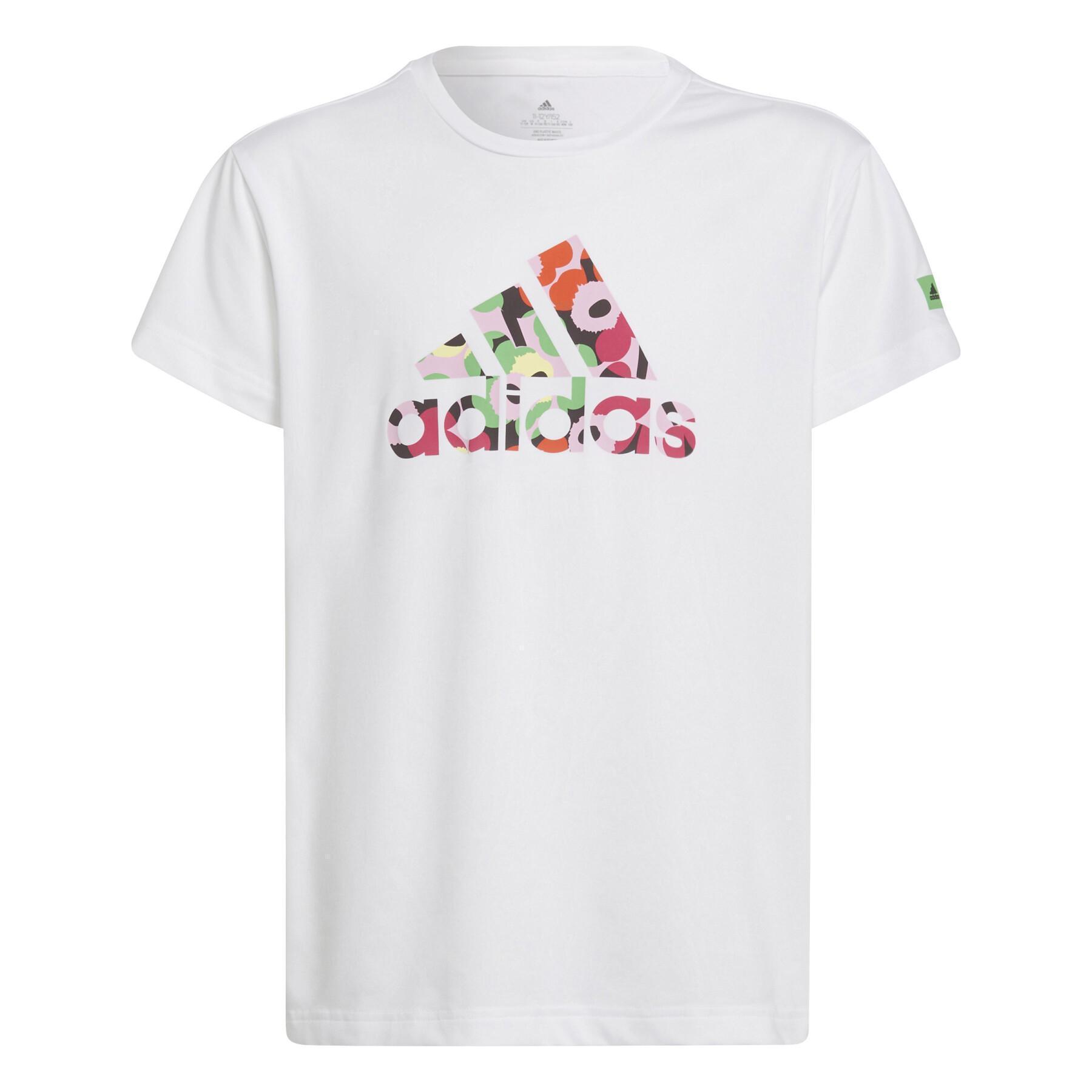 Mädchen-T-Shirt adidas x Marimekko Aeroready