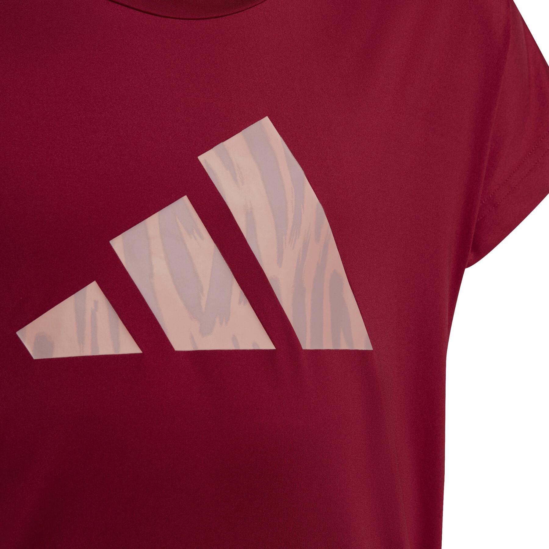 Mädchen-T-Shirt adidas Aeroready Training Graphic
