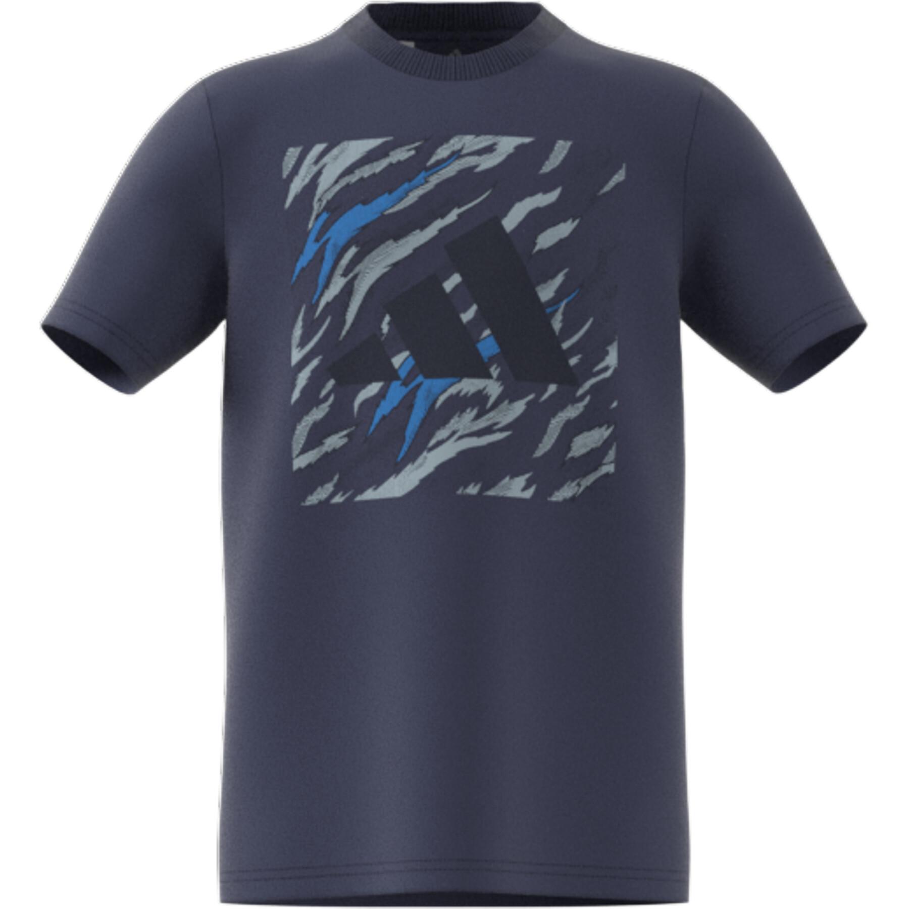 Kinder T-Shirt adidas Water Tiger Graphic
