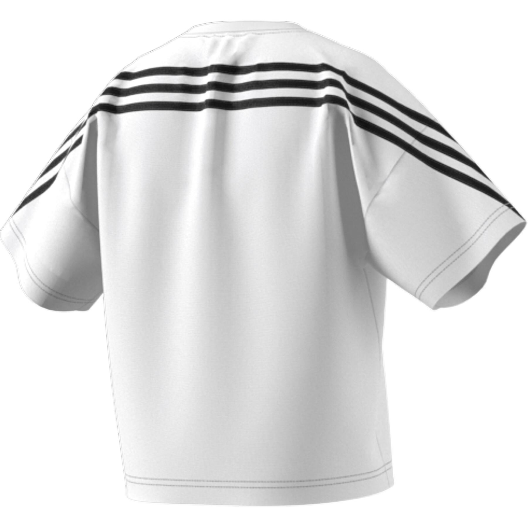 Mädchen-T-Shirt adidas Organic Cotton Future Icons Sport 3-Stripes Loose