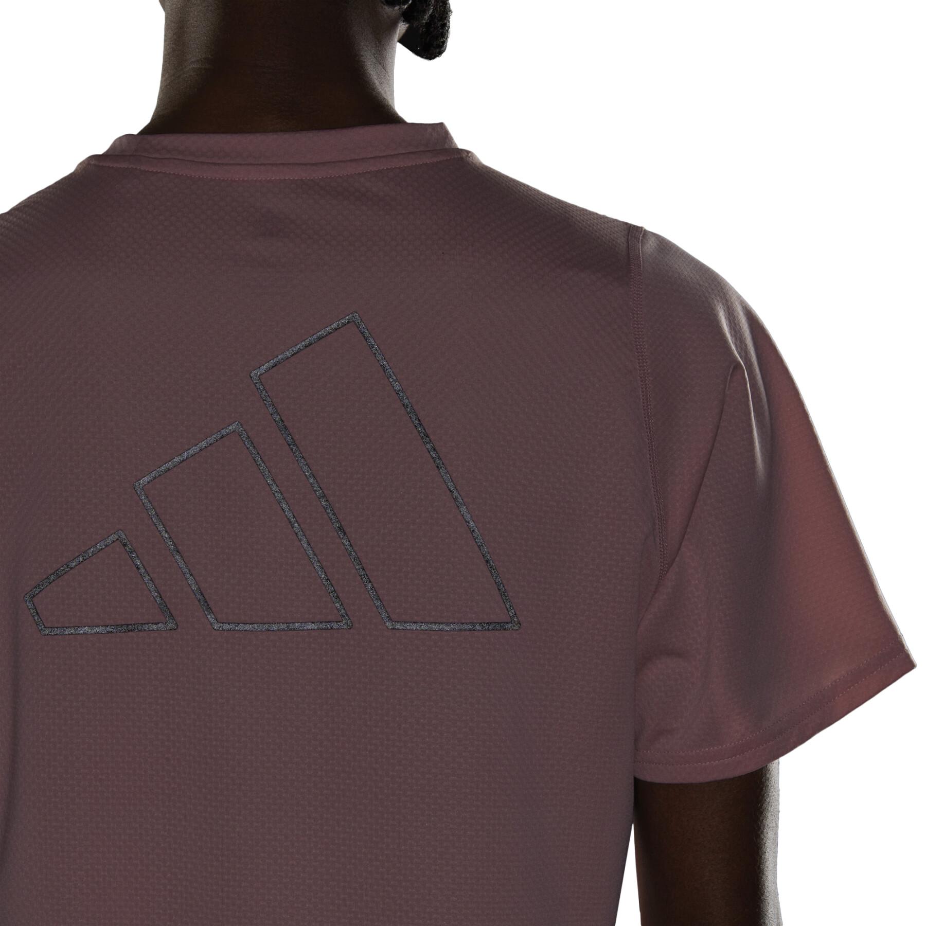 T-Shirt Frau adidas Run Icons 3bar Running