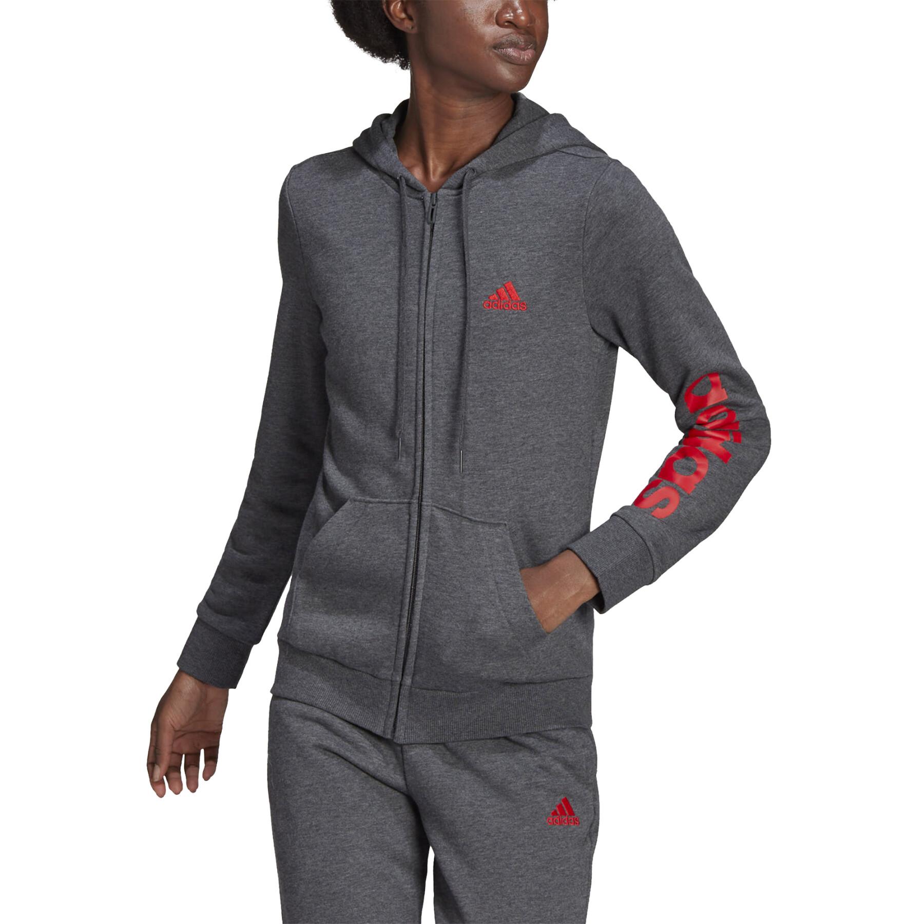 Sweatshirt Frau adidas Essentials Logo Full-Zip