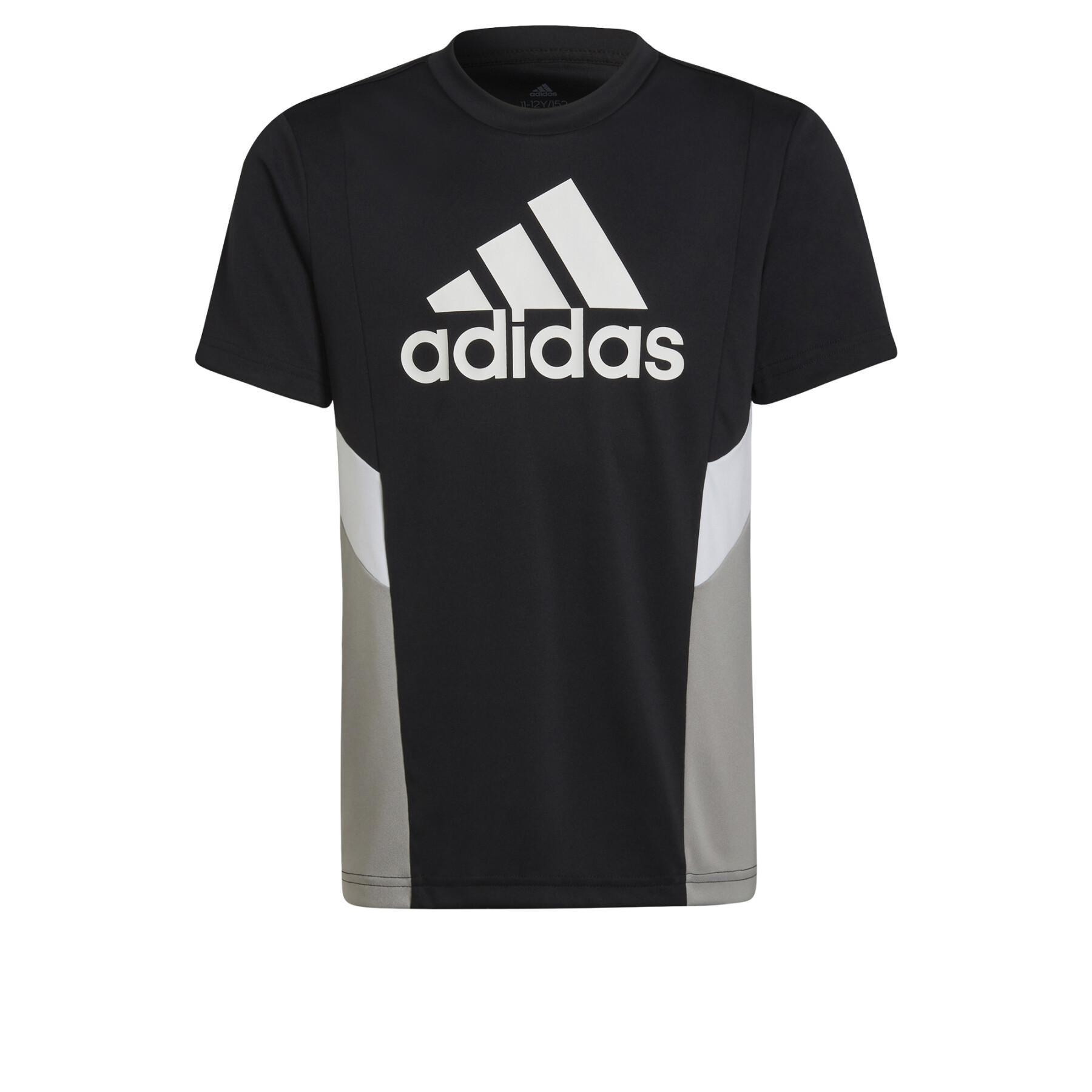 Kinder T-Shirt adidas D2m Big Logo