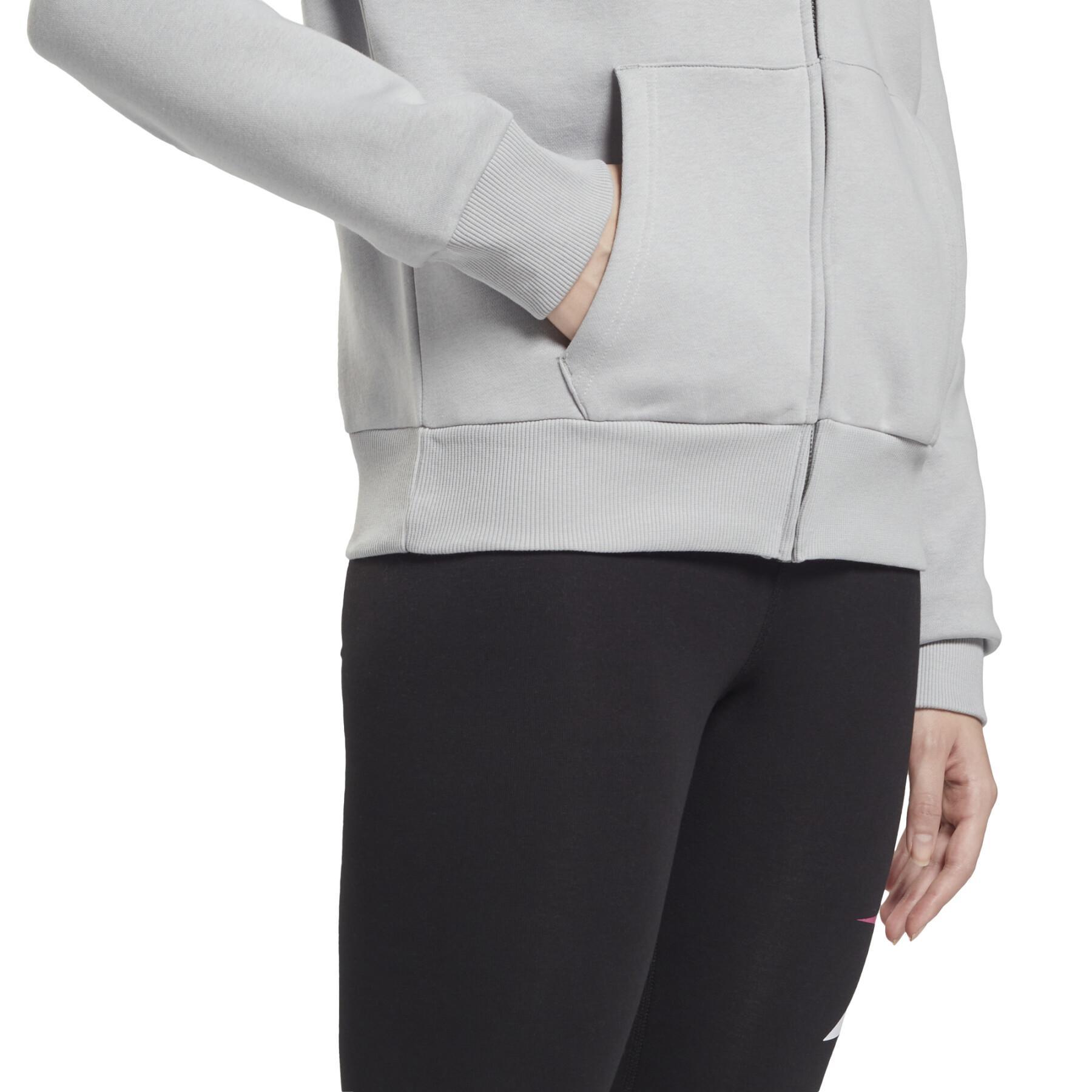 Sweatshirt mit Reißverschluss für Frauen Reebok Training Essentials Vector