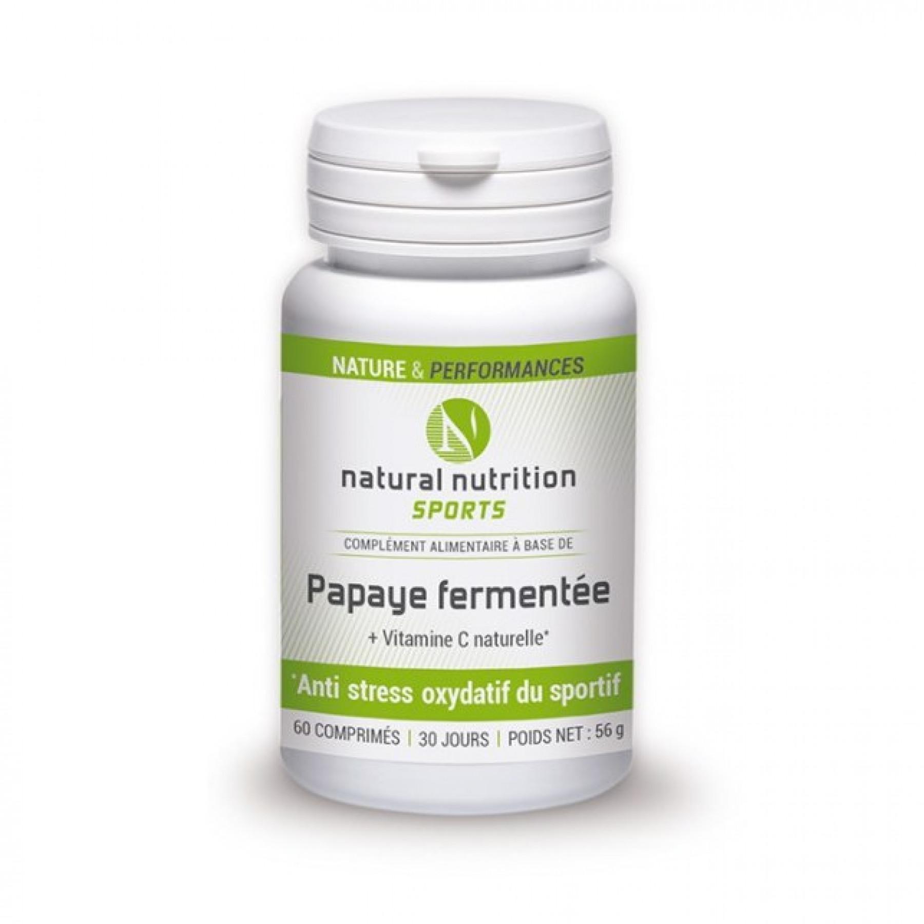 Nahrungsergänzungsmittel Natural Nutrition Sport Papaye fermentée