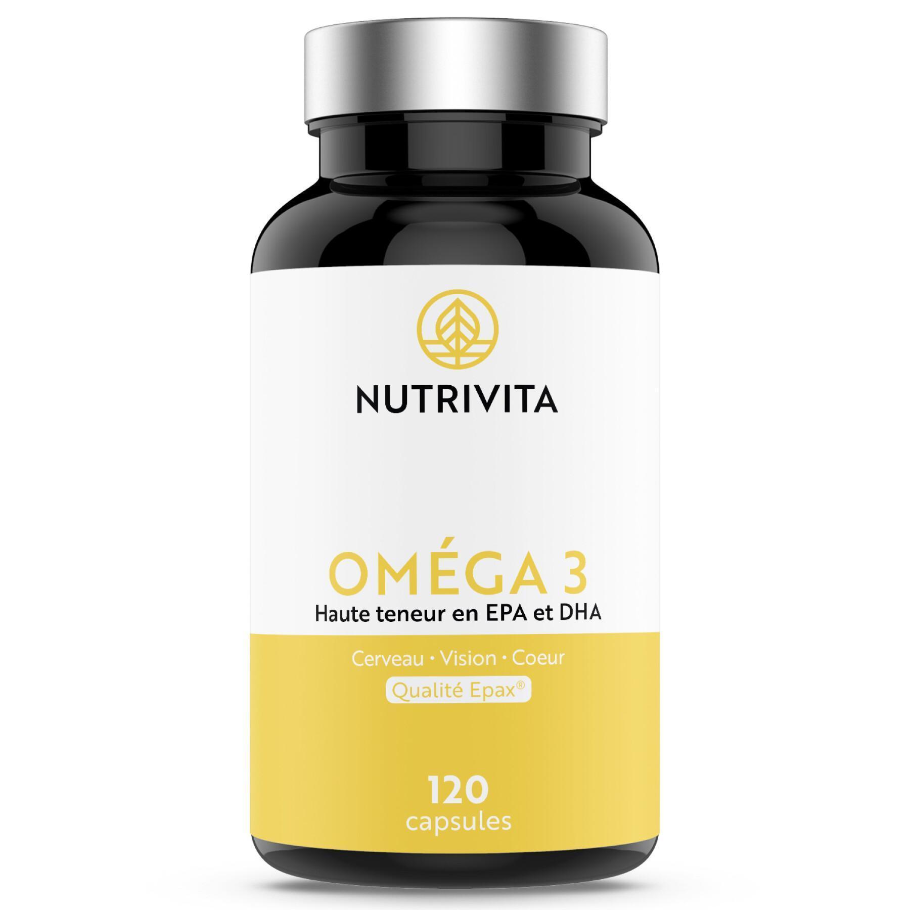 Omega-3-Nahrungsergänzung - 120 Kapseln Nutrivita