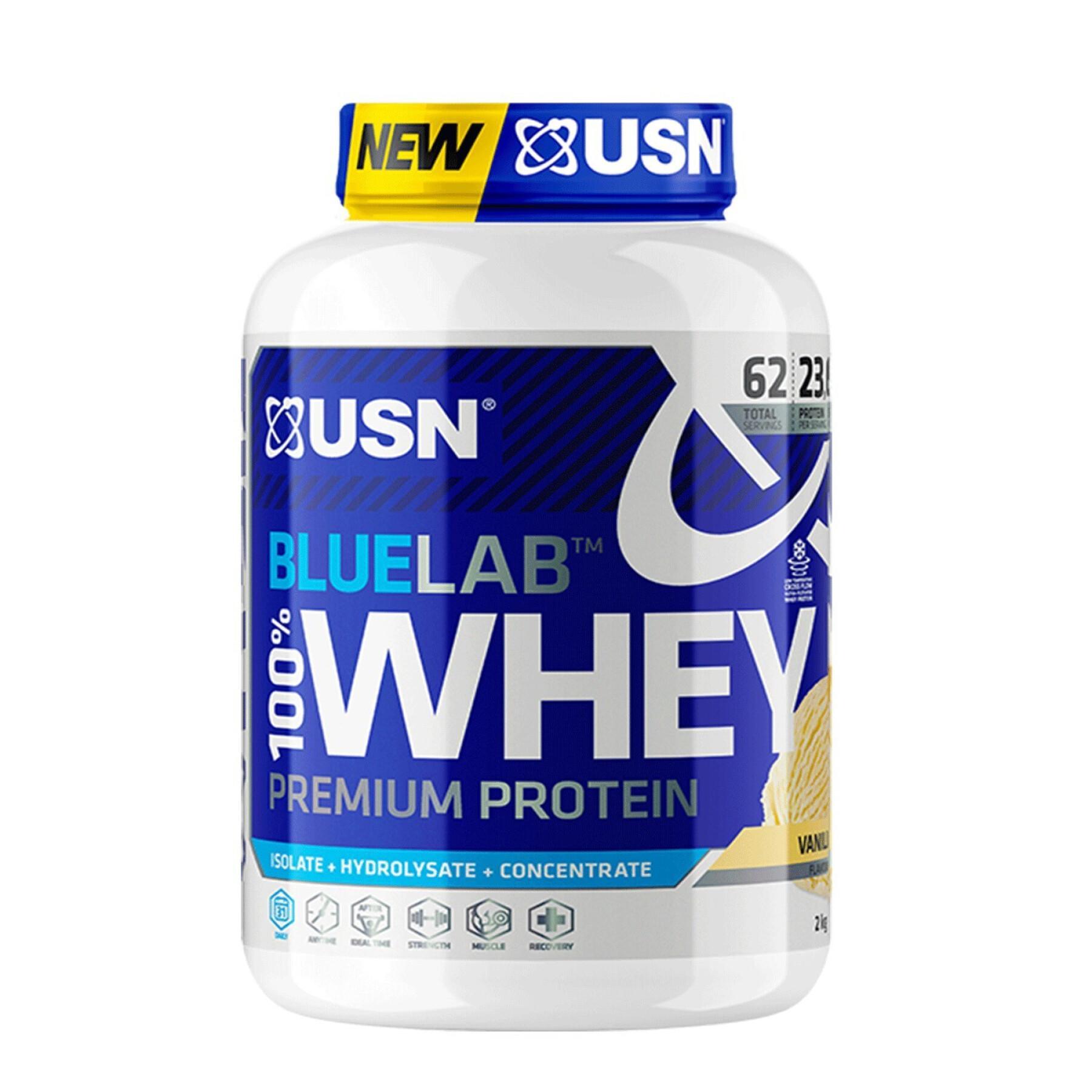 Vanille-Protein USN Nutrition Blue Lab 100 % Whey