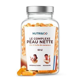 Complément alimentaire complexe Peau Nette - Imperfections et Rougeurs - 60 gélules Nutri&Co