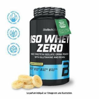 Eiweißgläser Biotech USA iso whey zero lactose free - Banane 908g (x6)