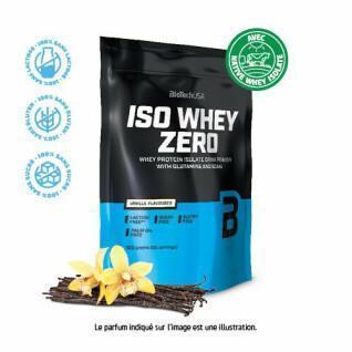 10er Pack Proteinbeutel Biotech USA iso whey zero Laktosefrei - Vanille - 500g