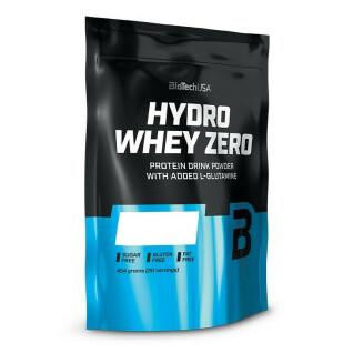 10er Pack Proteinbeutel Biotech USA hydro whey zero - Erdbeere - 454g