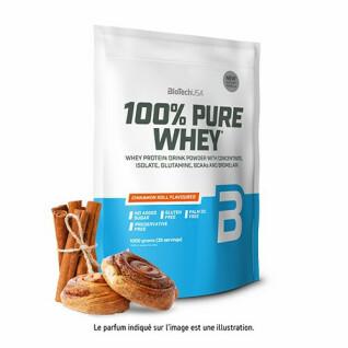 10er Pack Beutel mit 100% reinem Whey-Protein Biotech USA - Black Biscuit - 1kg