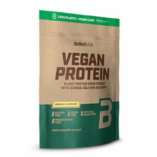 Vegane Proteinbeutel Biotech USA - Banane - 2kg (x4)