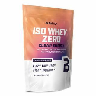 10er Pack Proteinbeutel Biotech USA iso whey zero clear - Wassermelone - 454g