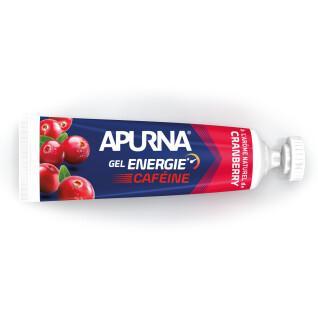 Packung mit 25 Gelen Apurna Energie caféine cranberry - 35g