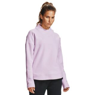 Damen-Sweatshirt Under Armour à col châle recoverfleece