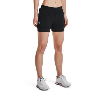 2-in-1-Shorts für Frauen Under Armour Iso-Chill Run