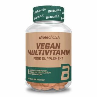 12er Pack Gläser veganes Multivitamin Biotech USA - 60 Comp