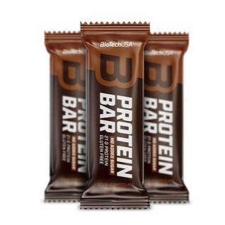 Kartons mit Snacks Proteinriegel Biotech USA - Double chocolat (x16)