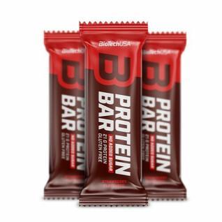16er Pack Kartons von Snacks Proteinriegel Biotech USA - Erdbeere