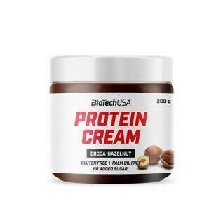 15er Pack Gläser mit proteinhaltigen Sahne-Snacks Biotech USA - Cacao-noisette - 200g