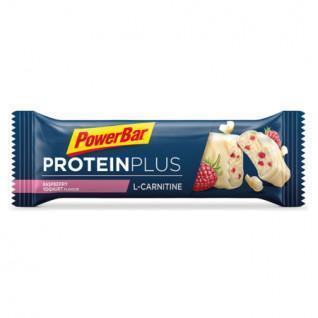 Packung mit 30 Riegeln PowerBar ProteinPlus L-Carnitin - Raspberry-Yoghurt