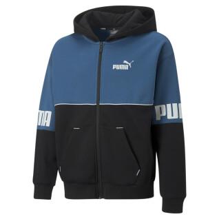 Sweatshirt Full Zip Kind Puma Power Colorblock FL B