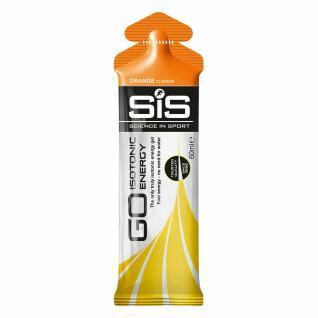 Lot von 30 Energiegel Science in Sport Go Isotonic - Orange - 60 ml