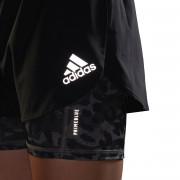 Damen-Shorts adidas Fast Two-in-One Primeblue Graphic