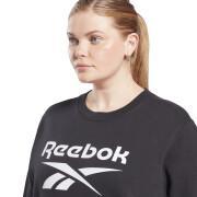 Sweatshirt Rundhalsausschnitt Frau Reebok Identity Logo French Terry (Grandes tailles)