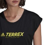 Damen-T-Shirt adidas Terrex Primeblue Trail Functional Logo